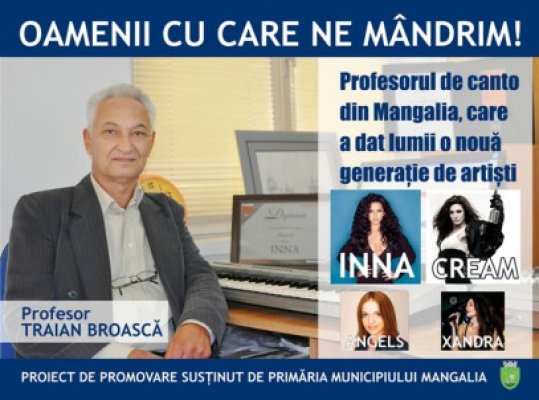 Traian Broască, profesorul de canto cu care Mangalia se mândreşte